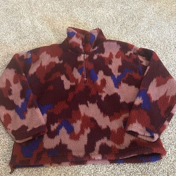 Eddie Bauer We Wander Fleece 1/4-Zip | Small | Dark Berry - Picture 5 of 9